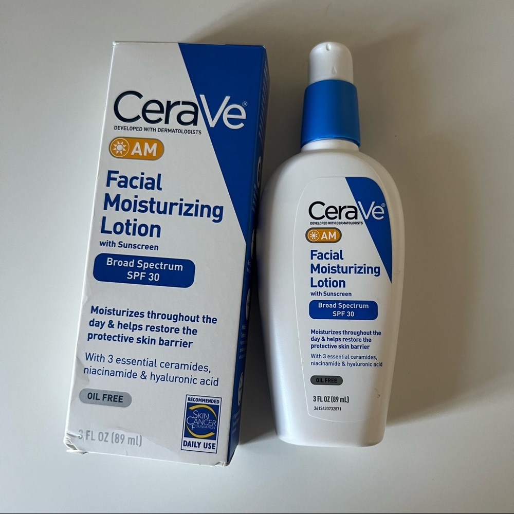 CeraVe am moisturizing lotion 3oz x 2